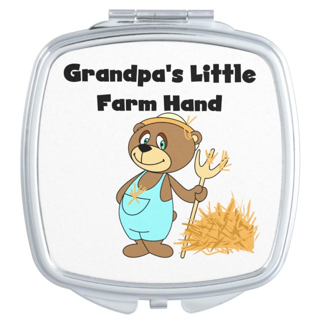Bear Grandpa's Little Farm Hand Vanity Mirror (Front)
