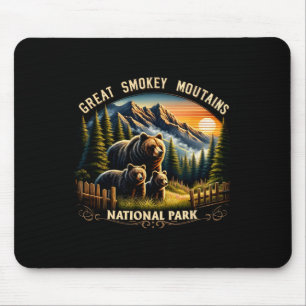 Bear Great Smokey Mountains National Park Black Be Mouse Pad