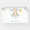 Bear Greenery Gold Blue Boy Baby Shower