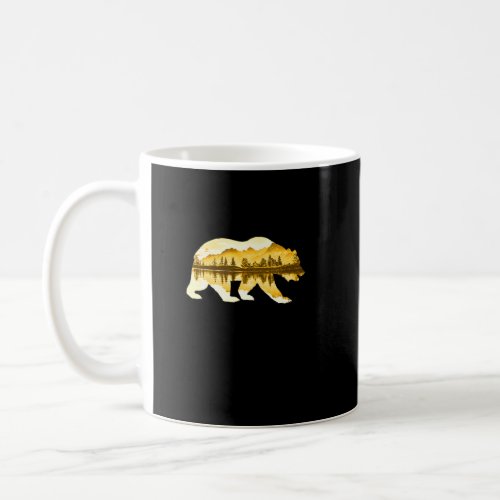 Bear Grizzly Bear Animal Motif Wilderness Forest L Coffee Mug