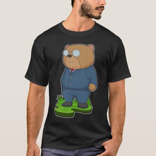 Bear Groom Suit Wedding T_Shirt