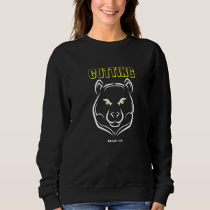Bear Head Bodybuilding Gym Fitness Training Cuttin Sweatshirt