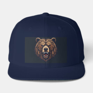 Bear Head Wild Tribal Art Trucker Hat