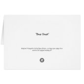 Bear Heart card (Back Horizontal)