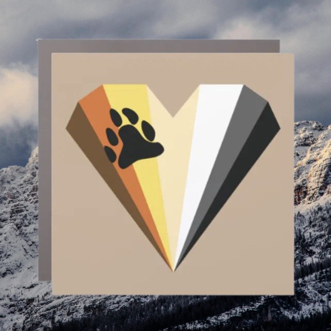 Bear Heart Pride Car Magnet (Creator Uploaded)