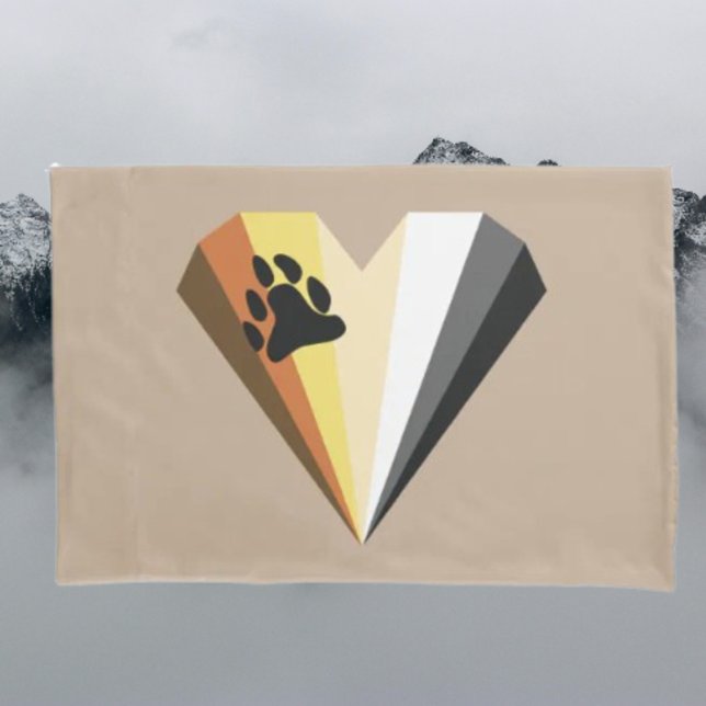 Bear Heart Pride Pillowcases (Creator Uploaded)