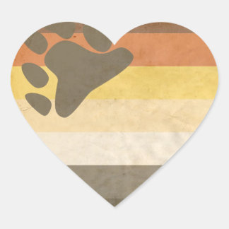 BEAR HEART STICKER