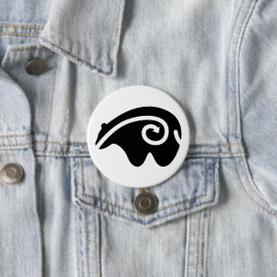 bear heartline button