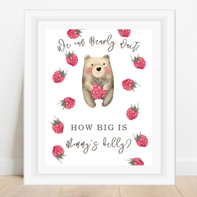 BEAR - How big is Mommy's belly Poster (Creator Uploaded)