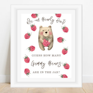 BEAR - How many gummy bears are in the jar Poster