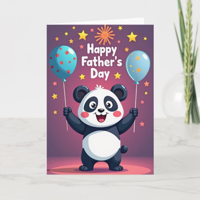 Bear Hug Fathers Day Card (Front)