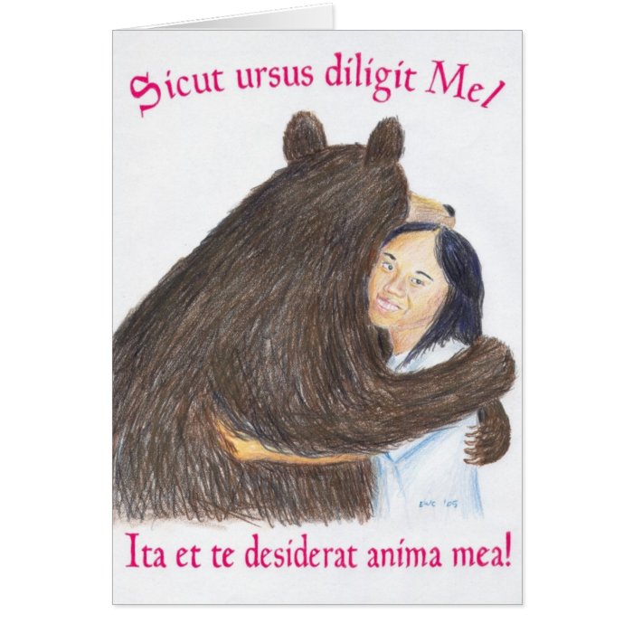 Bear Hug Greeting Card