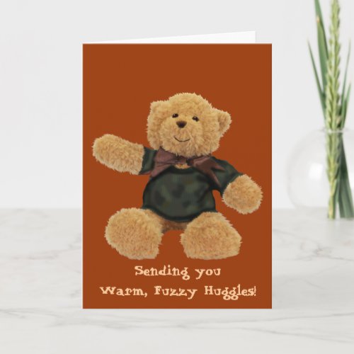 BEAR HUGGER Sending Hugs Greeting_Cards Card