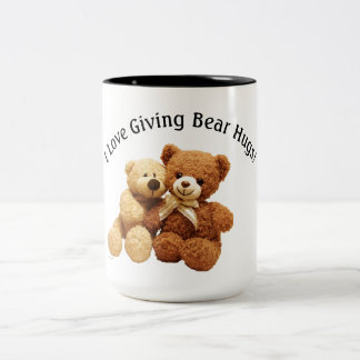 Bear Hugs 15-ounce Two-Tone Mug