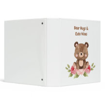 Bear Hugs and Cute Vibes Binder
