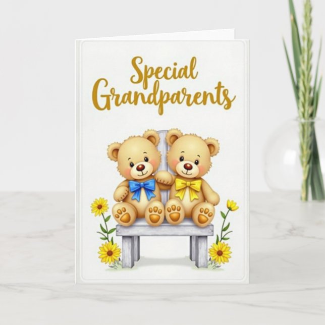 Bear Hugs Family Love Card (Front)