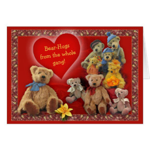 Bear-Hugs from the Whole Gang! Cards
