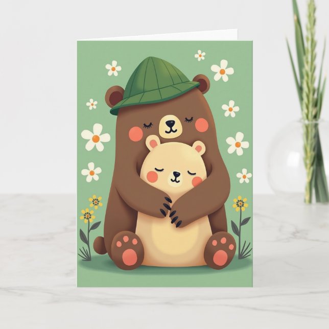 Bear Hugs Happy Day Card (Front)