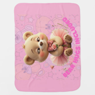 Bear Hugs Included – Sweet Tutu Bear Baby Blanket