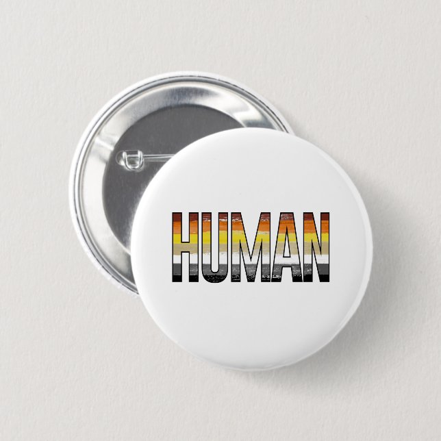 Bear Human Button (Front & Back)