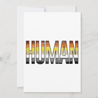 Bear Human Holiday Card
