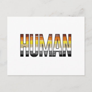 Bear Human Postcard