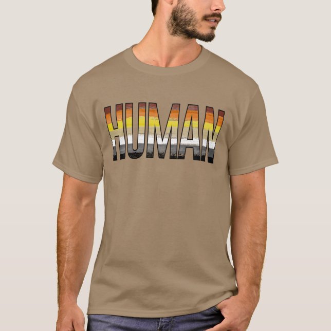 Bear Human Pride T-Shirt (Front)