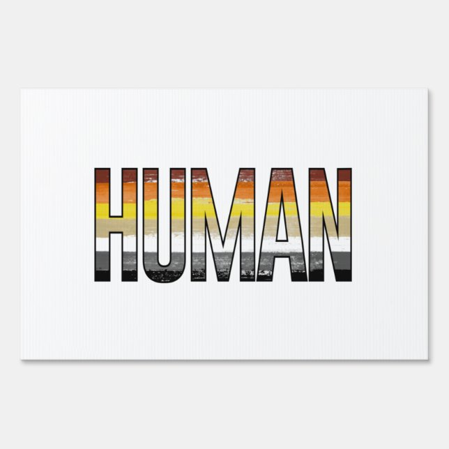 Bear Human Sign (Front)