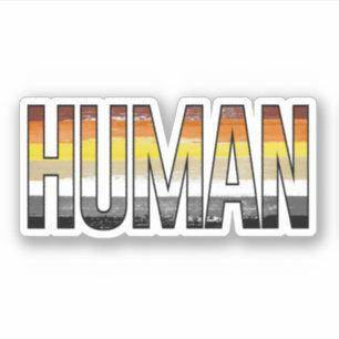 Bear Human Sticker