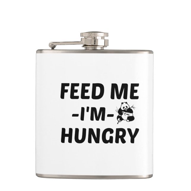 BEAR HUNGRY FEED FLASK (Front)