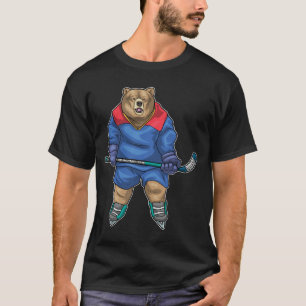 Bear Ice hockey Ice hockey stick T-Shirt