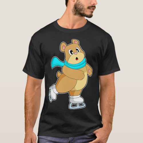 Bear Ice skating Ice skates 1 T_Shirt