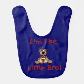 Bear I'm the New Bro Bib