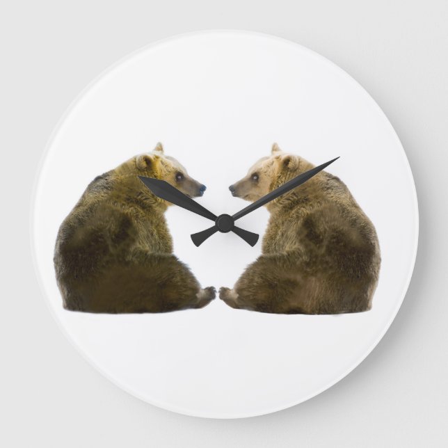 Bear image for Round-Large-Wall-Clock Large Clock (Front)