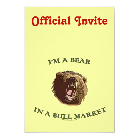 Bear in a Bull Market Card