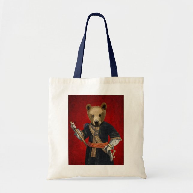 Bear in Blue Robes 3 Tote Bag (Front)