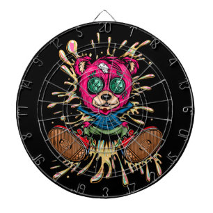 Bear In Honey Dart Board