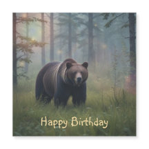 Bear in Magical Forest