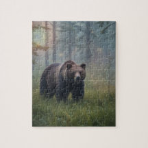 Bear in Magical Forest