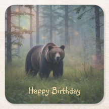 Bear In Magical Forest