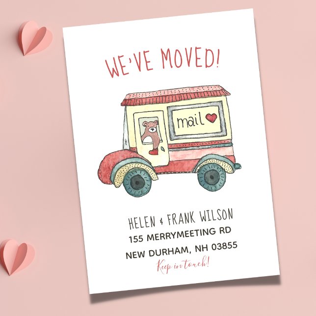 Bear in Mail Truck New Address Announcement (Creator Uploaded)