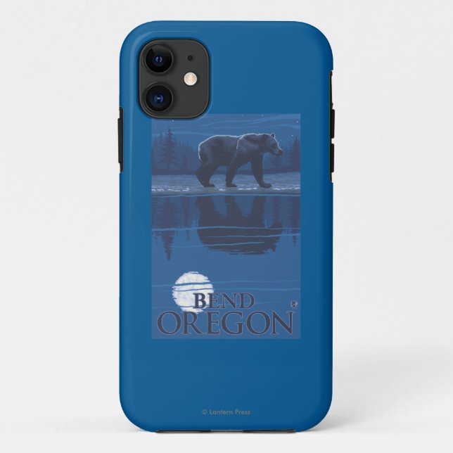 Bear in Moonlight - Bend, Oregon Case-Mate iPhone Case (Back)