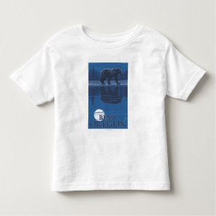 Bear in Moonlight - Bend, Oregon Toddler T-shirt