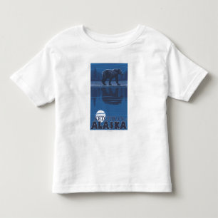 Bear in Moonlight - Ketchikan, Alaska Toddler T-shirt