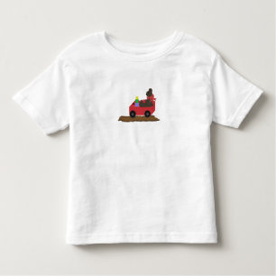 Bear in Red Wagon Toddler T-shirt