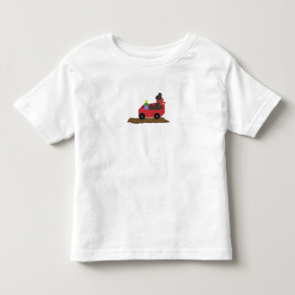 Bear in Red Wagon Toddler T-shirt