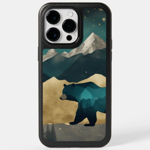 Bear in the Moonlight Design OtterBox iPhone 14 Pro Max Case