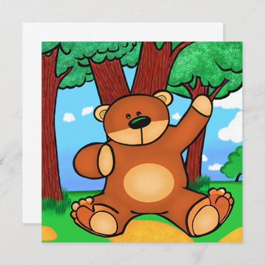 Bear in the Prairie - Bear in grassland (Front/Back)