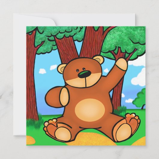 Bear in the Prairie - Bear in grassland (Front)