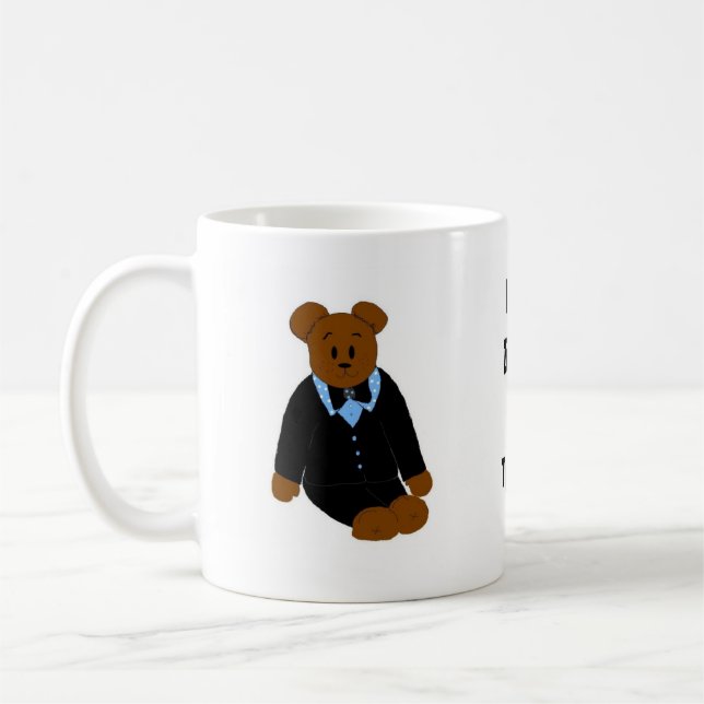 Bear in Tuxedo Coffee Mug (Left)